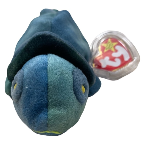 Ty Beanie Baby 9 inch Rainbow The Iguana Chameleon Toy 1997 RARE! - Picture 3 of 8